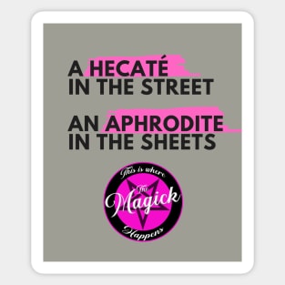 Hecaté & Aphrodite (Pink) Sticker